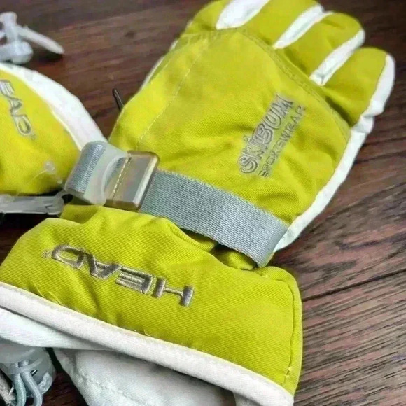 NWT Head Skibum Sportswear Green Winter Gloves  Adjustable Warm Unisex - Picture 3 of 12
